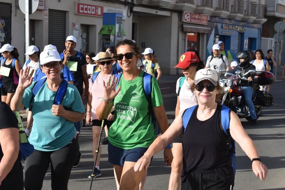 Participantes en la marcha celebrada en Tomelloso el pasado 18 de junio