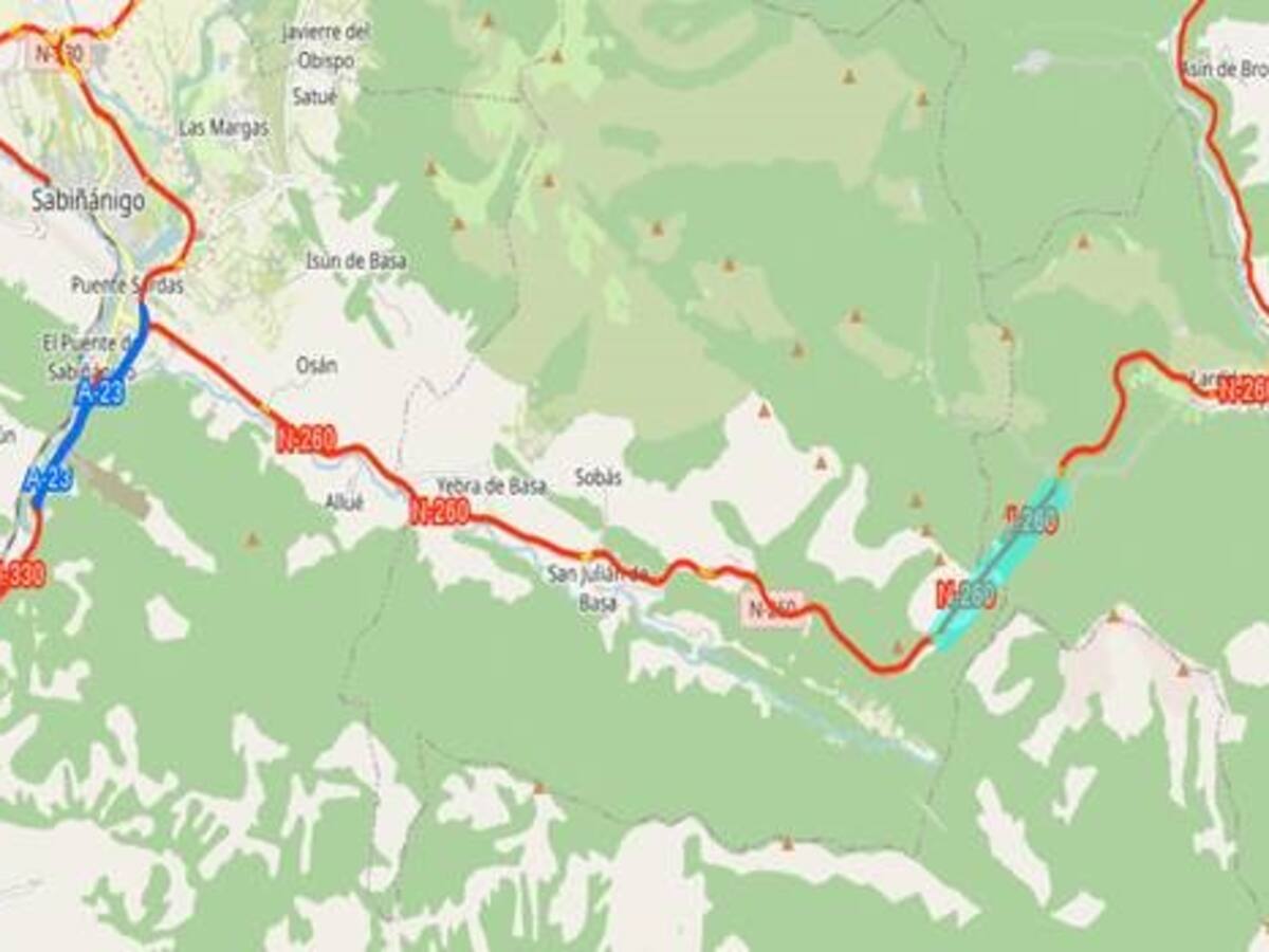 Afecciones al tráfico en el túnel de Petralba, en la N-260, a causa de un simulacro de incendios