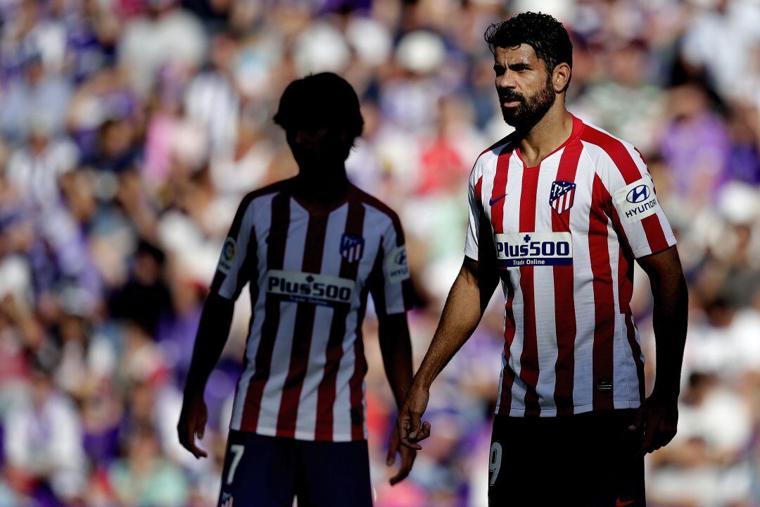 Diego Costa y Joao Felix en Pucela