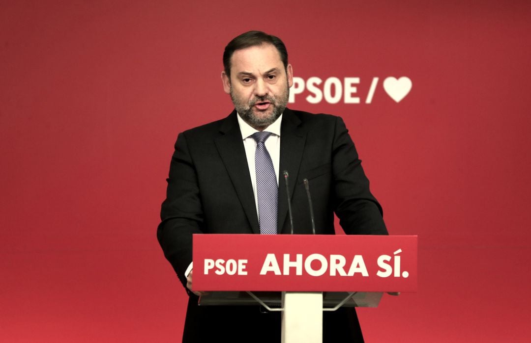 El ministro de Fomento en funciones, José Luis Ábalos.