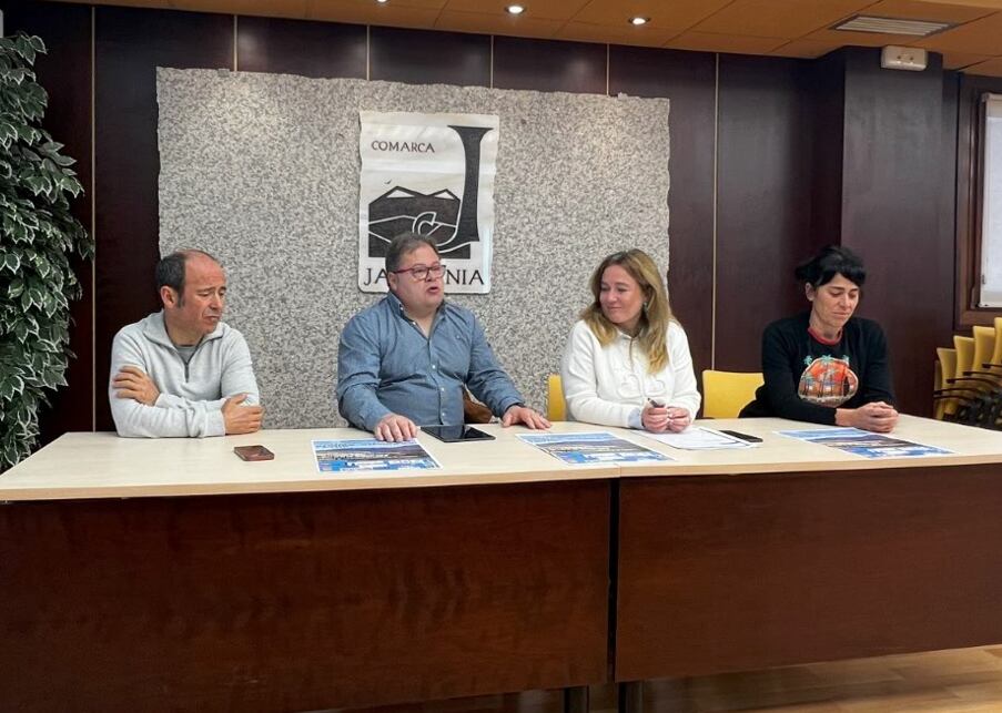 Se ha presentado en la sede de la Comarca de la Jacetania la I Marcha Cicloturista BTT Sigüés - Sierra de Leyre