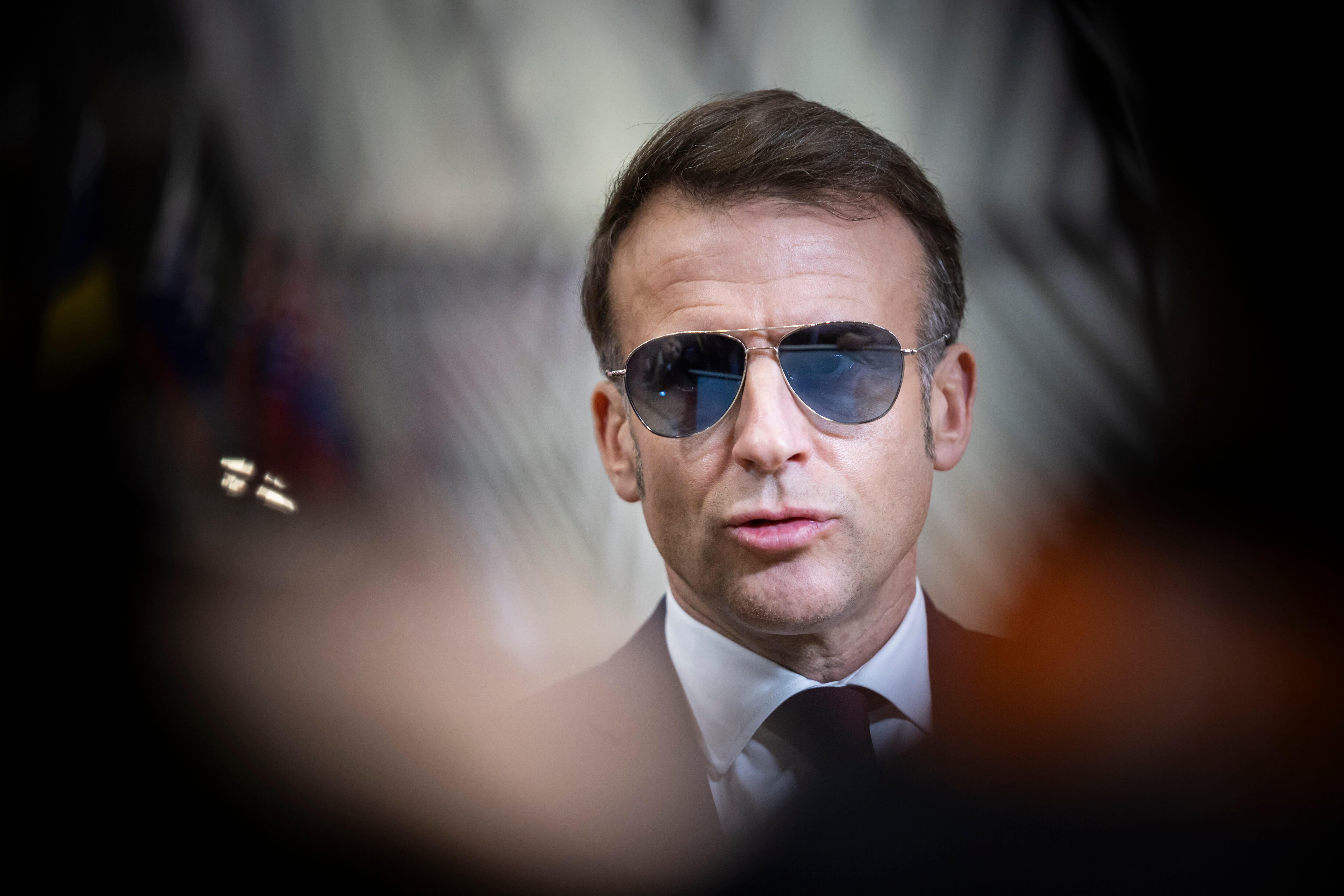 El presidente francés, Emmanuel Macron