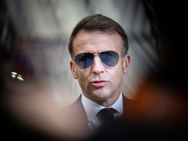 El presidente francés, Emmanuel Macron