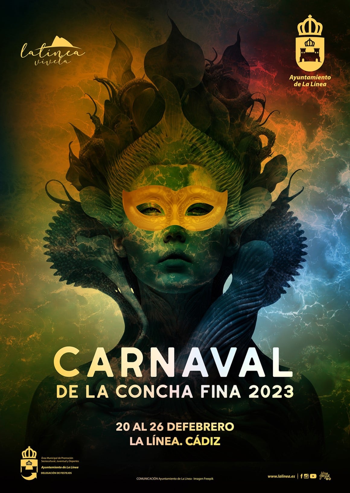 Cartel Carnaval La Línea.