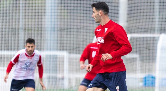 Albarrán en un entrenamiento