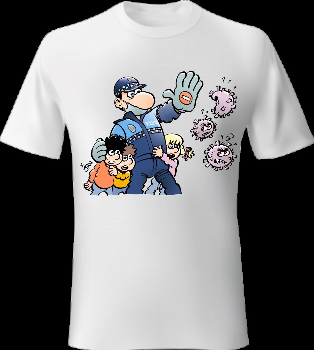 Camiseta con el motivo creado por Jan