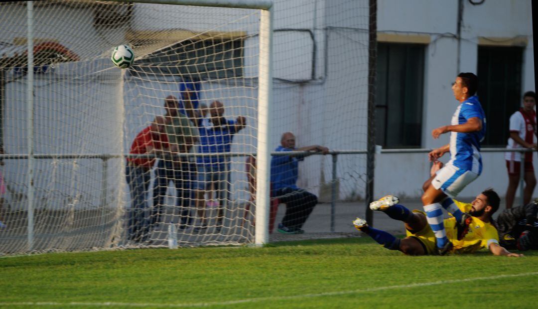 Juan Rosillo durante el partido del pasaod domingo ante el Balón