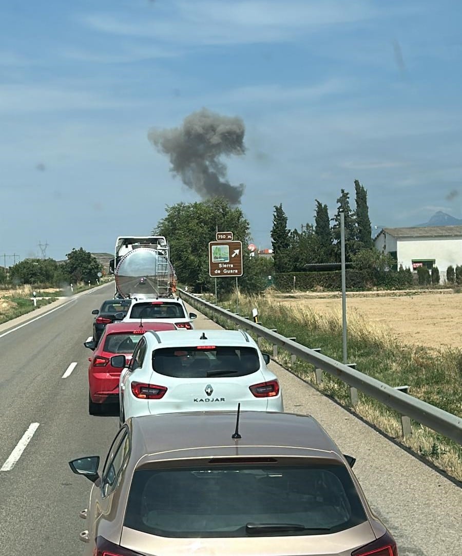 Momento de la explosión y retenciones en la N-240