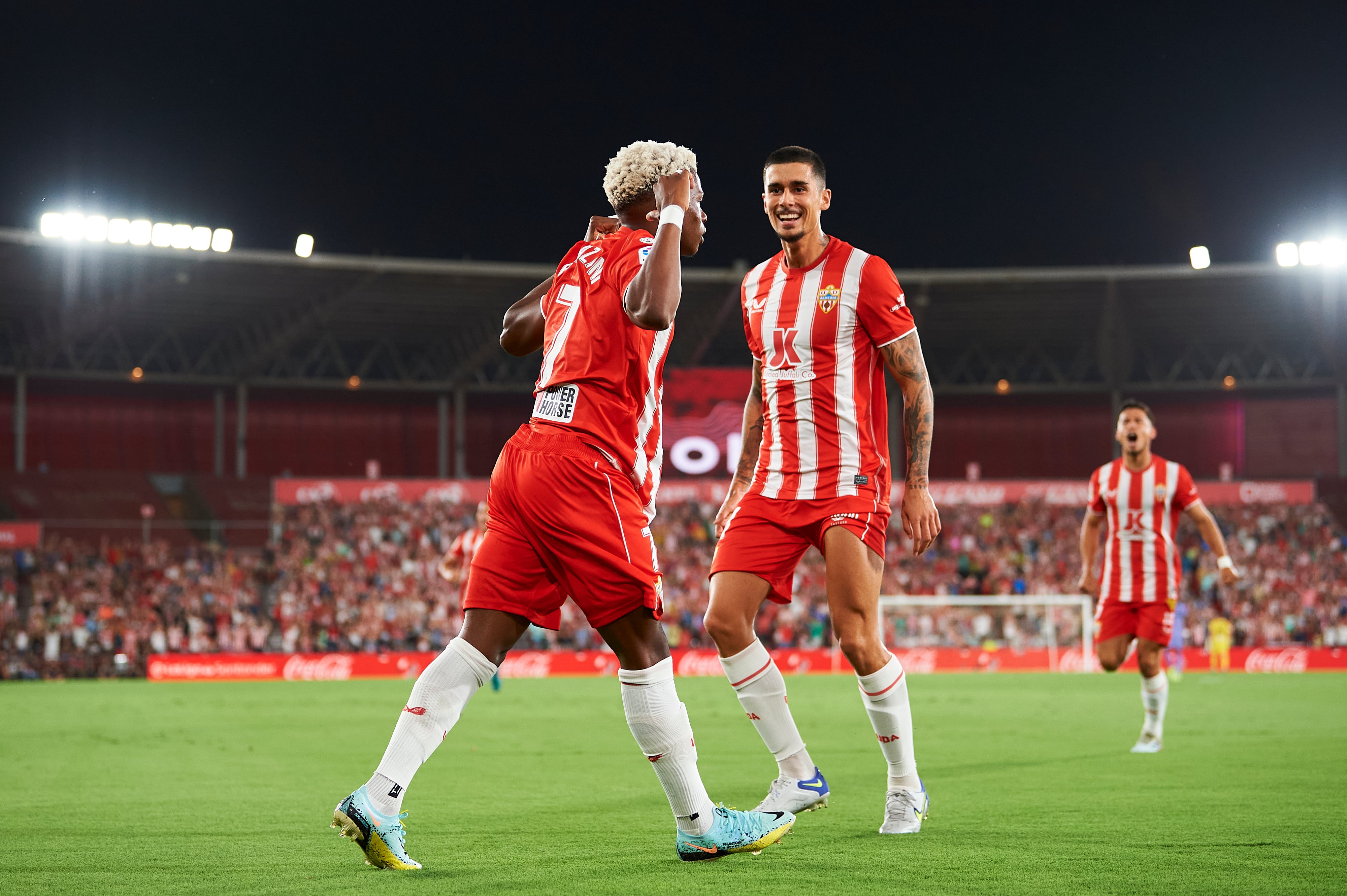 Ramazzani celebrando el 1-0 frente al Real Madrid