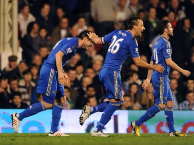 Lampard y Terry en el Chelsea