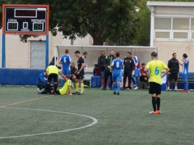 Ferrán García se retiró lesionado