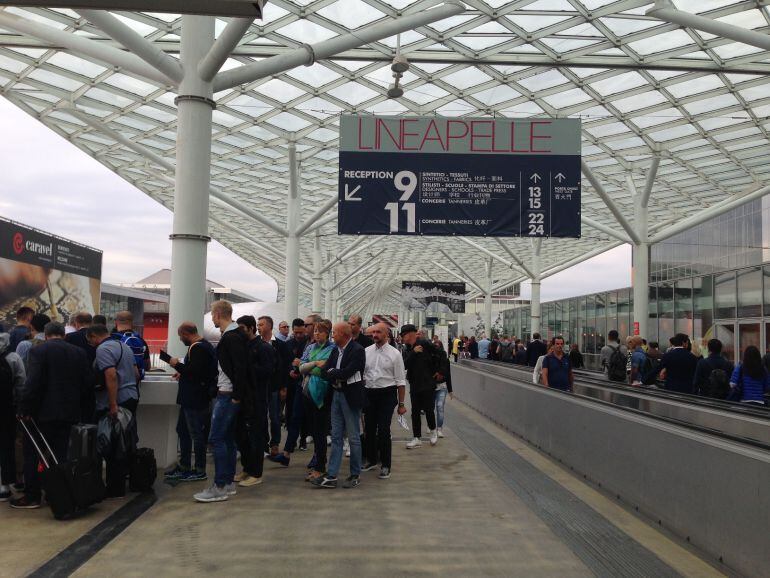 Una imagen de la feria italiana Lineapelle