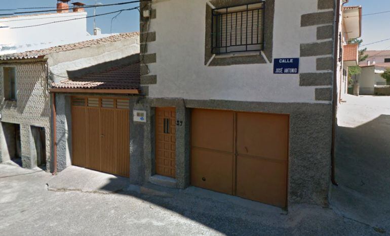 Calle dedicada al fundador de Falange en Santa Cruz de Pinares