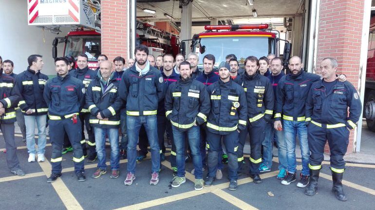 Plantilla actual en el Parque de Bomberos de Guadalajara