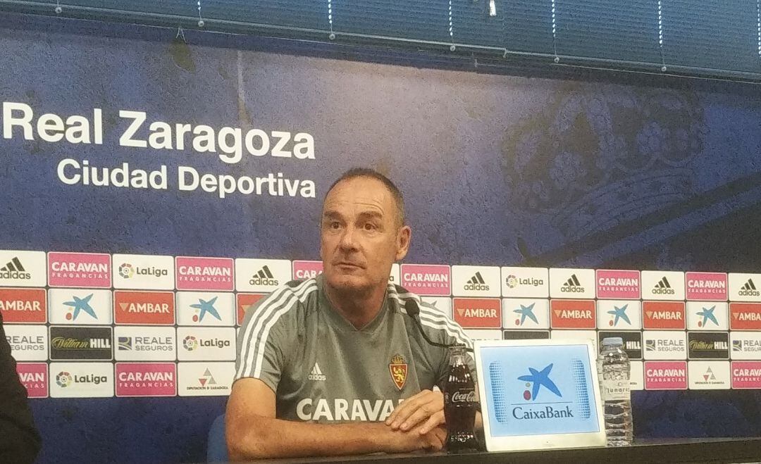 Rueda de prensa de Víctor Fernández antes de visitar al Oviedo