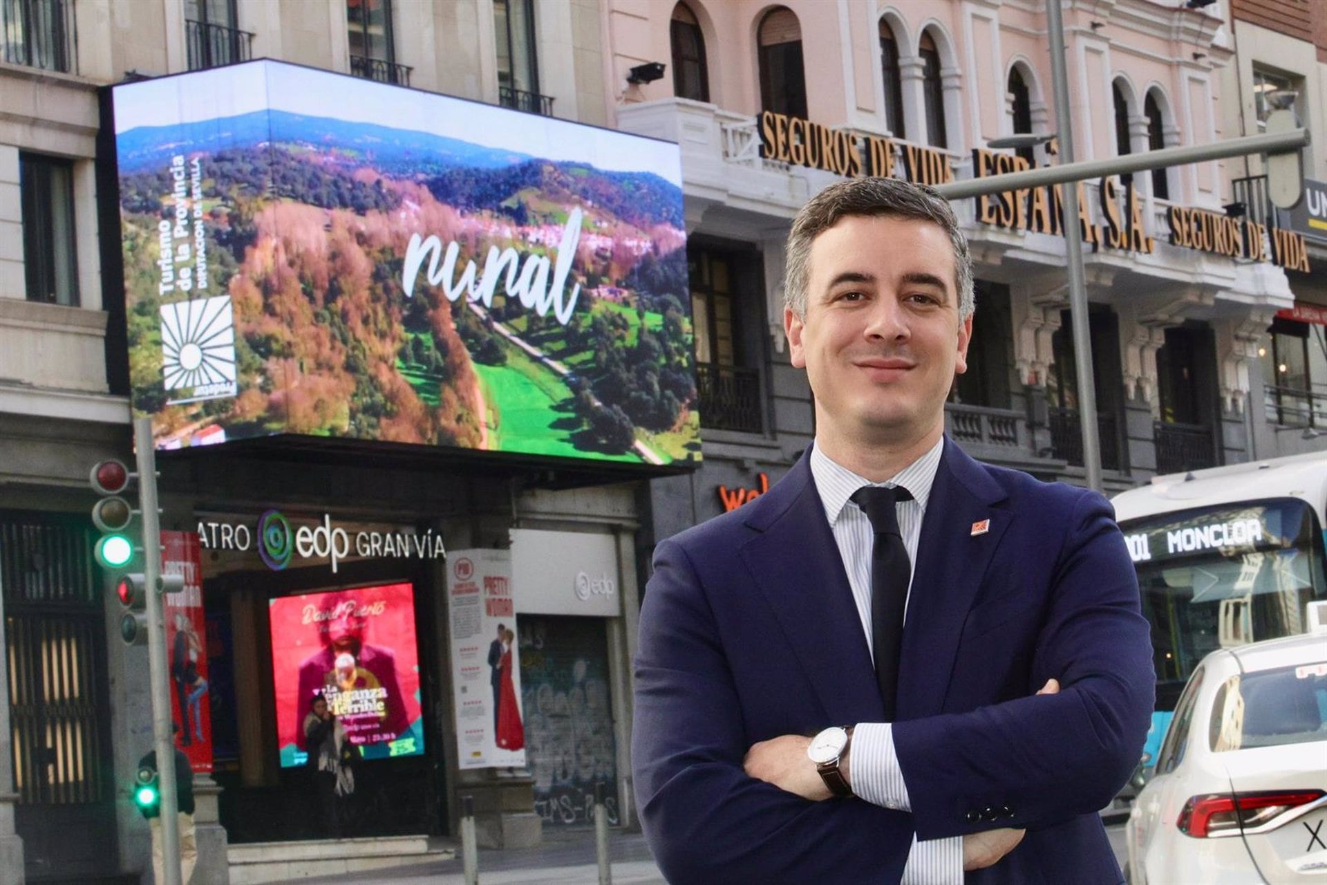 El vicepresidente de Prodetur, Rodrigo Rodríguez Hans, en Fitur 2024/Diputación de Sevilla