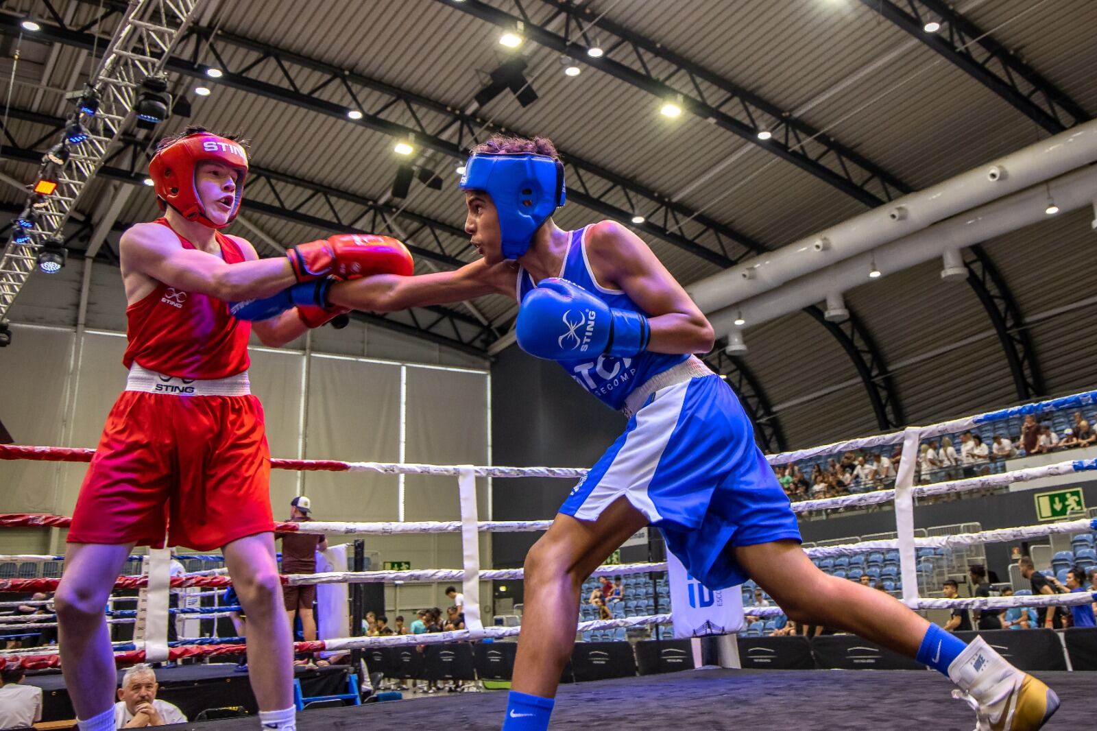 La entrega es otra de las claves de los jóvenes boxeadores para hacer buenos combates ante rivales de ámbito internacional.
