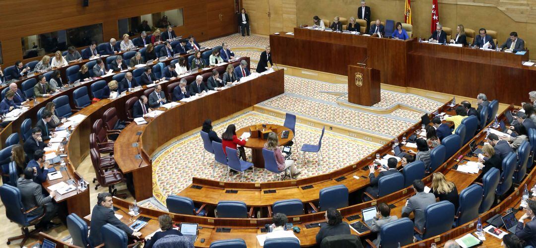 Pleno en la Asamblea de Madrid