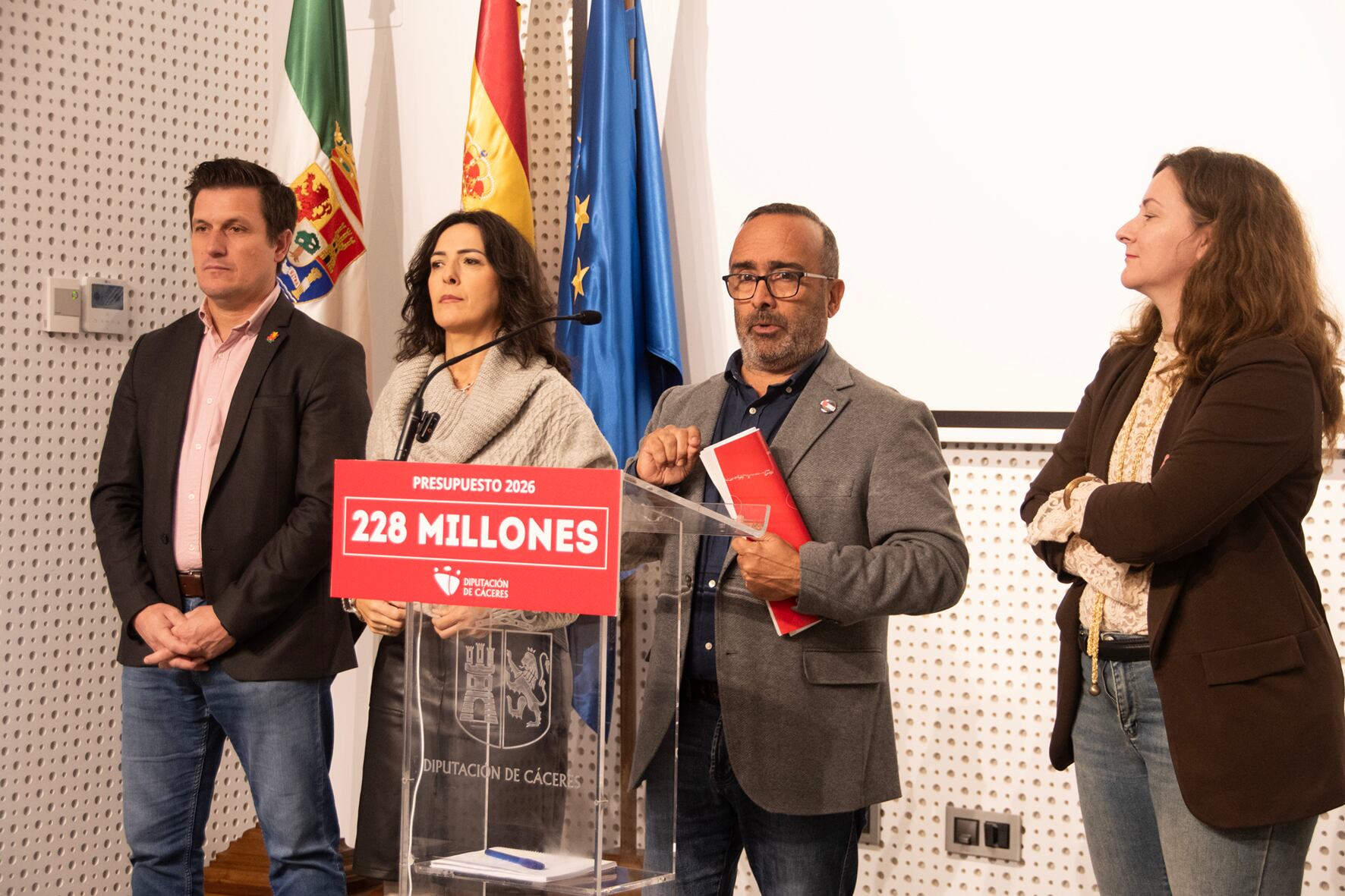 Presentación de los Presupuestos de la Diputación de Cáceres para 2026
