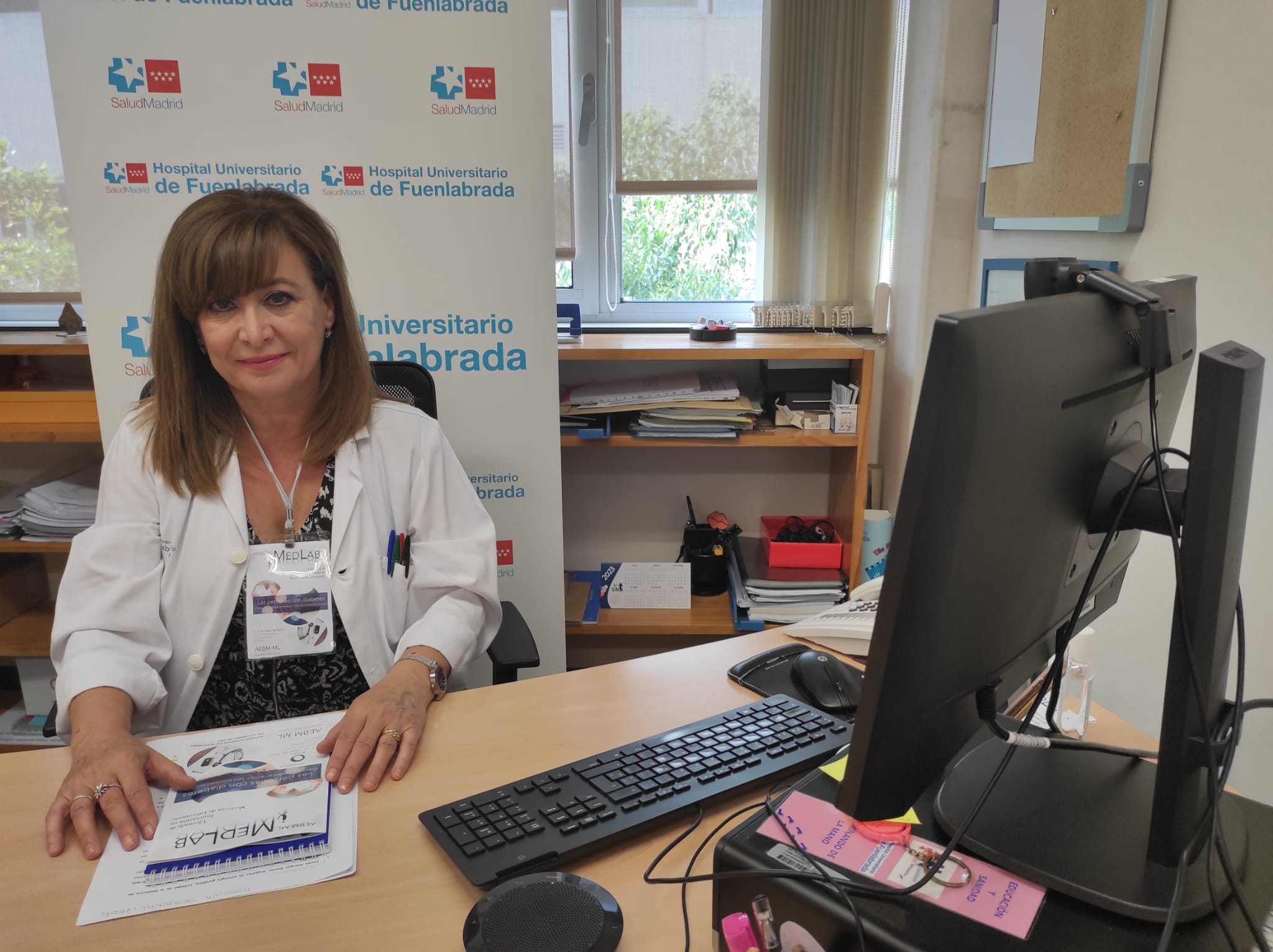 María Pacheco, especialista en Análisis Clínicos del Hospital de Fuenlabrada y presidenta de la Asociación Española de Biopatología Médica – Medicina de Laboratorio