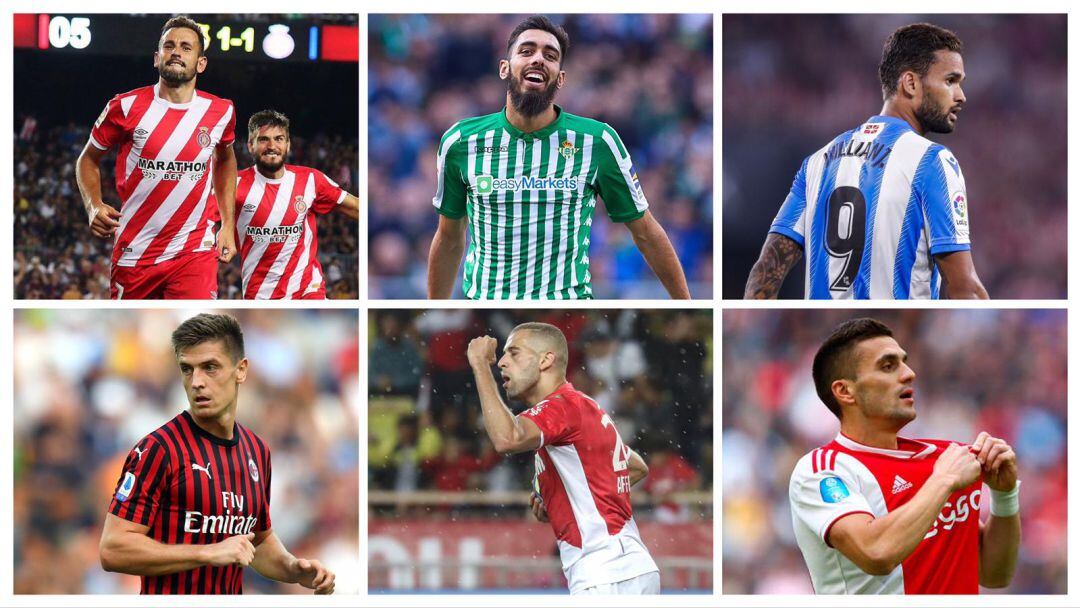 Stuani, Borja Iglesias, Willian José, Piatek, Slimani o Tadic, d'entre els jugadors interessats en fitxar.
