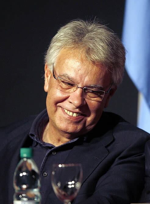 Felipe González en una visita reciente a Uruguay