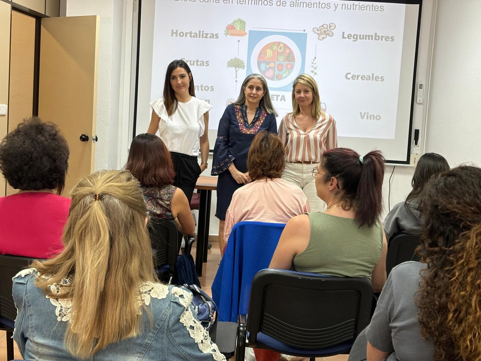 Sesión formativa sobre la dieta mediterránea en Jaén.
