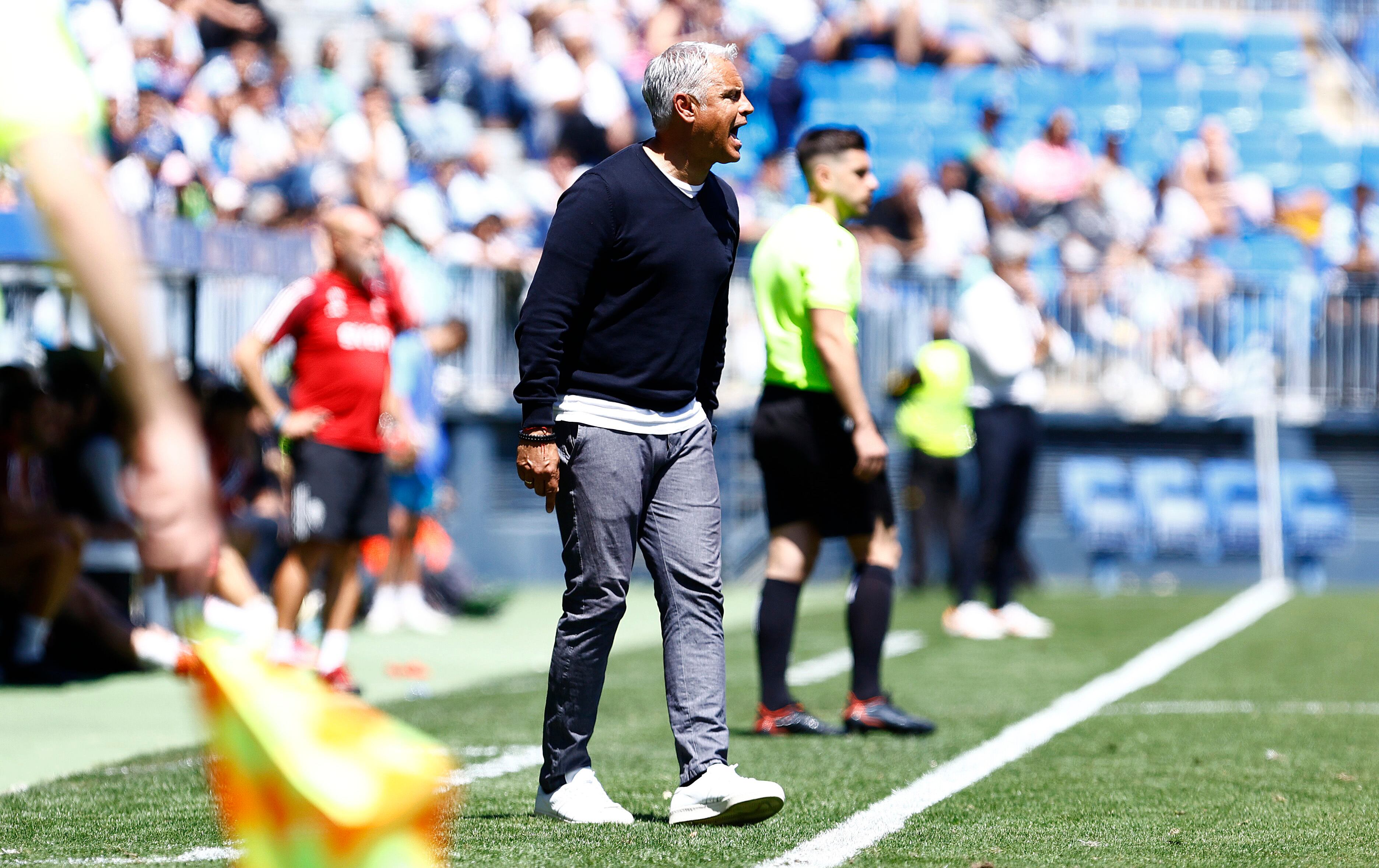 El técnico del Málaga Sergio Pellicer habló del encuentro del domingo contra el Córdoba