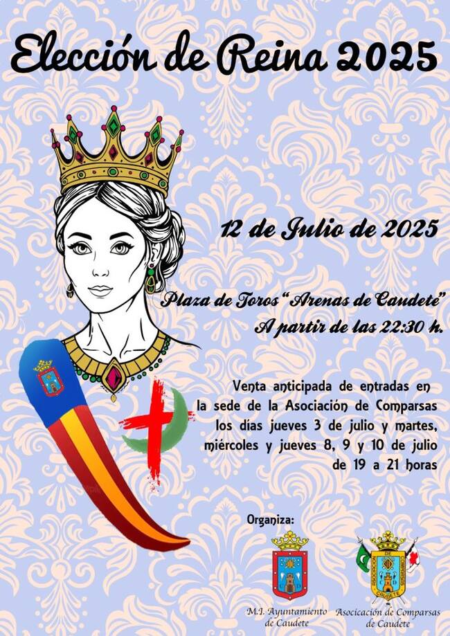 Cartel elección de Reina de fiestas