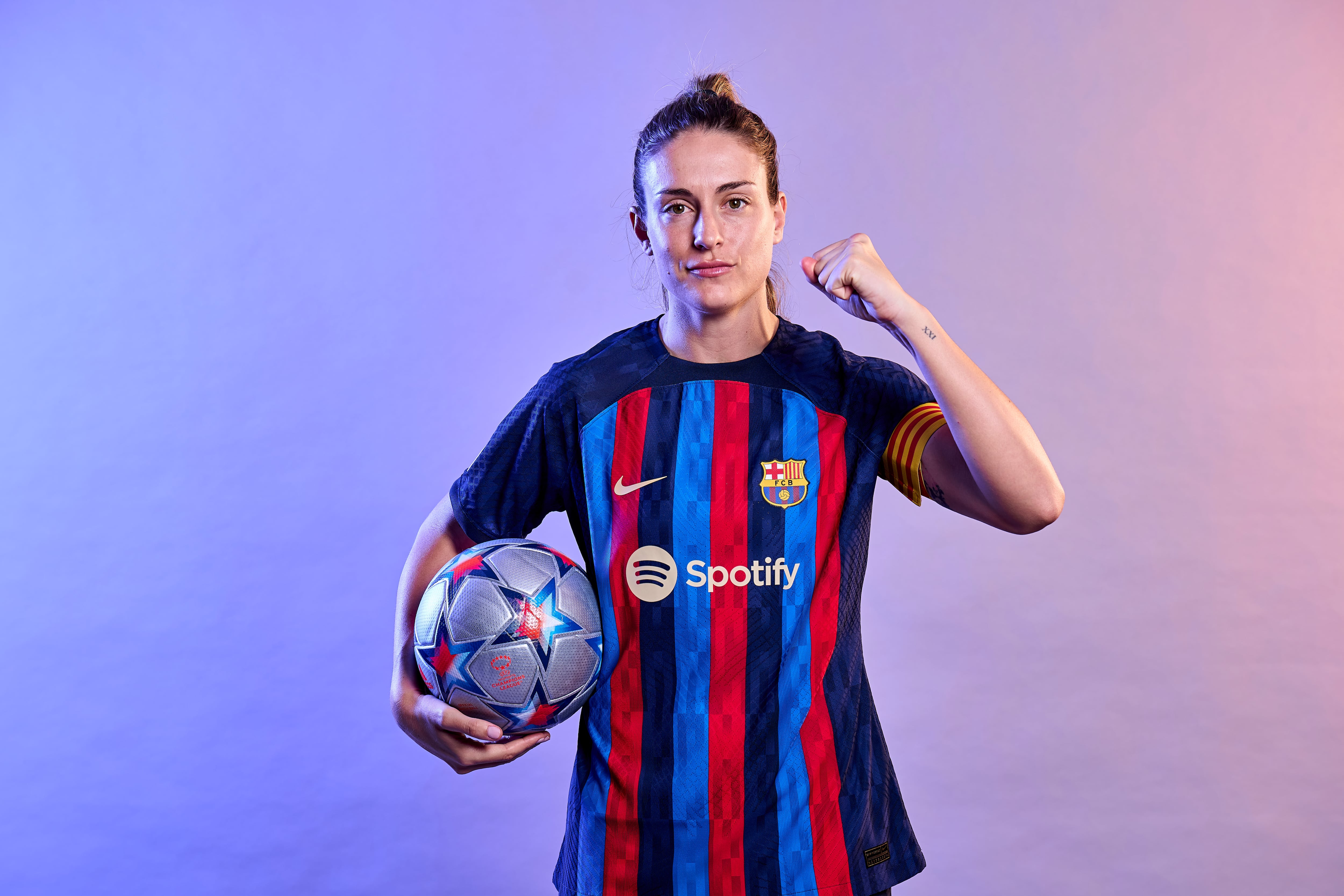 Alexia Putellas recibe el alta médica más de 9 meses después. (Photo by Aitor Alcalde - UEFA/UEFA via Getty Images)