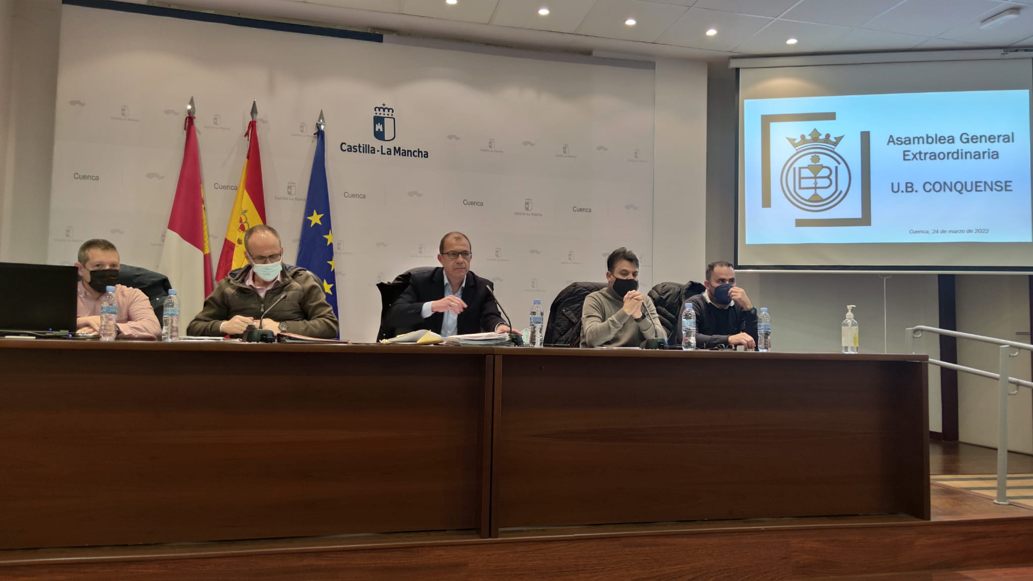 Asamblea Extraordinaria del Conquense donde se inició el proceso de conversión en SAD