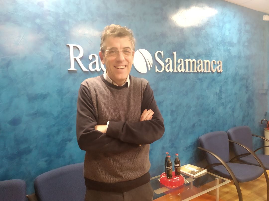 Jero Hernández, en los estudios de la Cadena SER de Salamanca.