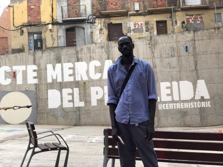 Serigne, en el casco antiguo de Lleida.