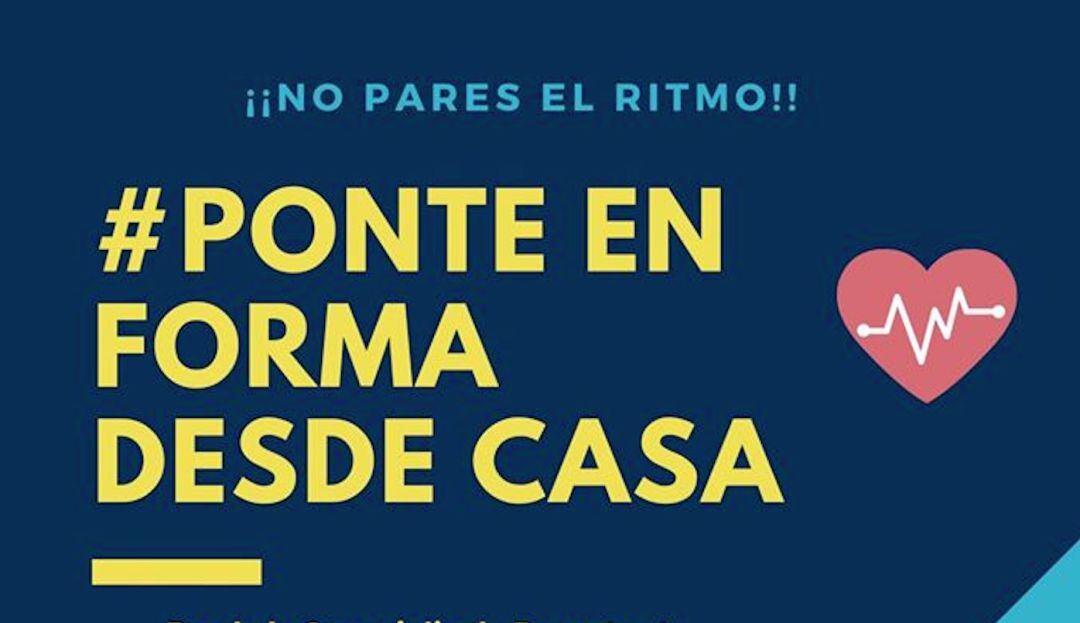 Iniciativa para ponerse en forma desde casa