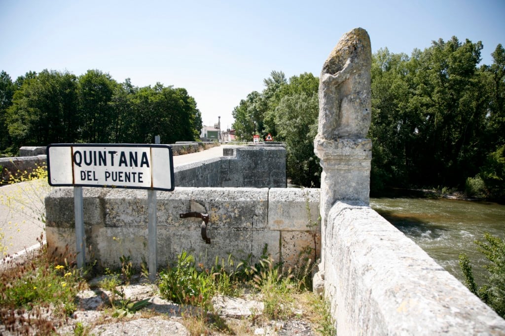 La CHD avisa de crecidas en el río Arlanza a su paso por Quintana del Puente en Palencia