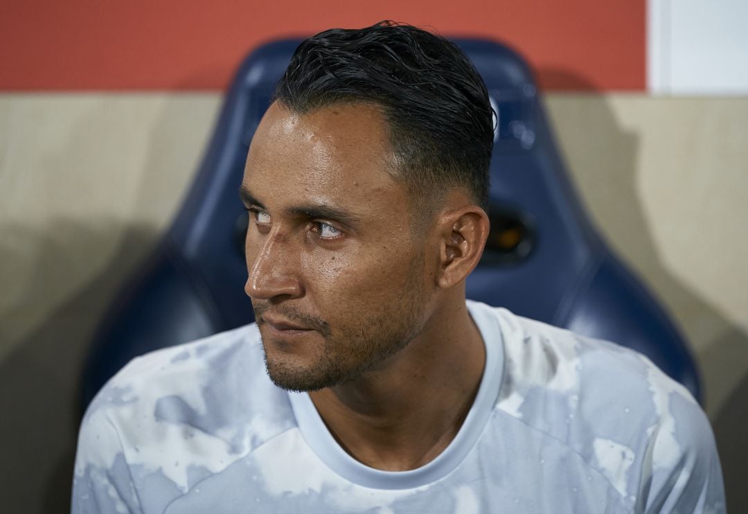 Keylor Navas antes del Villarreal-Real Madrid.