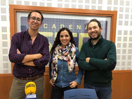 José María Martín, Patricia Huertas y Jacinto Molero.