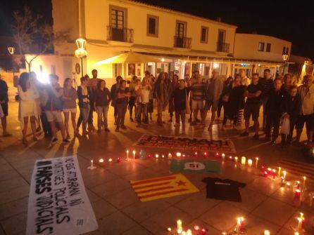 Imagen de la concentración en Formentera