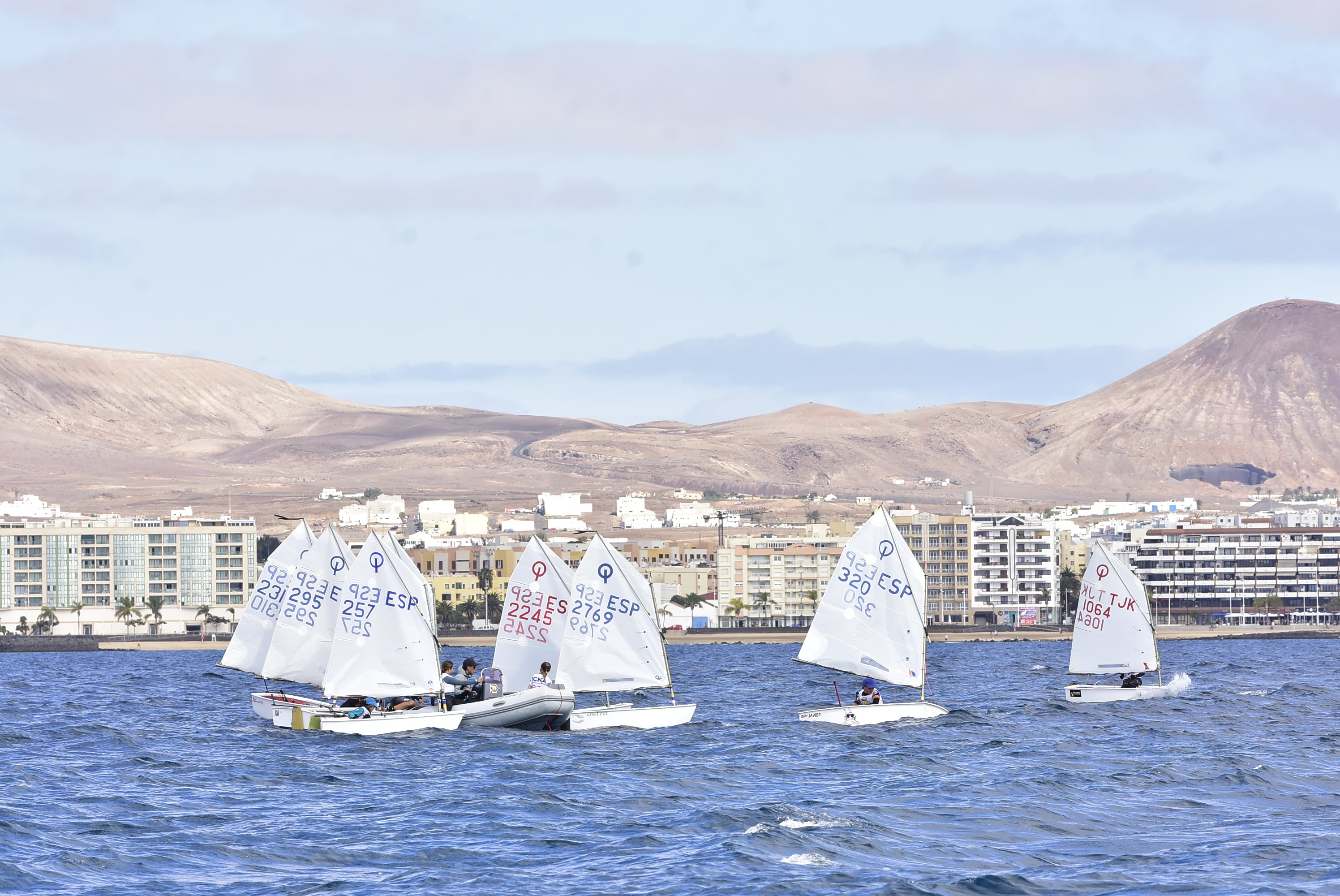 Una de las pruebas de la primera Regata Internacional Trofeo Presidente.