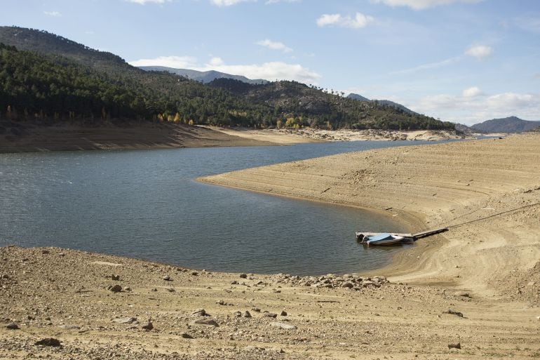 El pantano de El Burguillo está al 14% de su capacidad