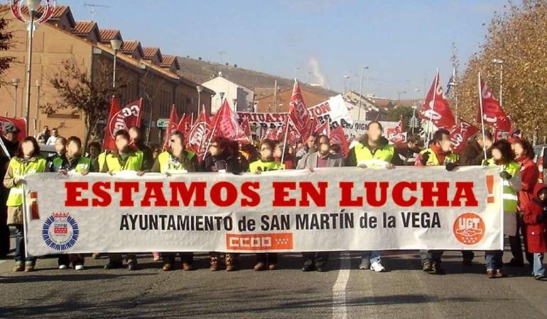 Anteriores protestas en San Martín de la Vega