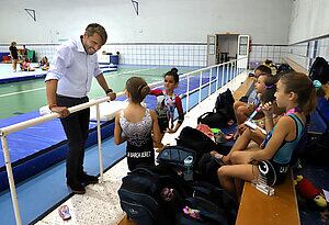 Rafael Mateos en una visita la semana pasada