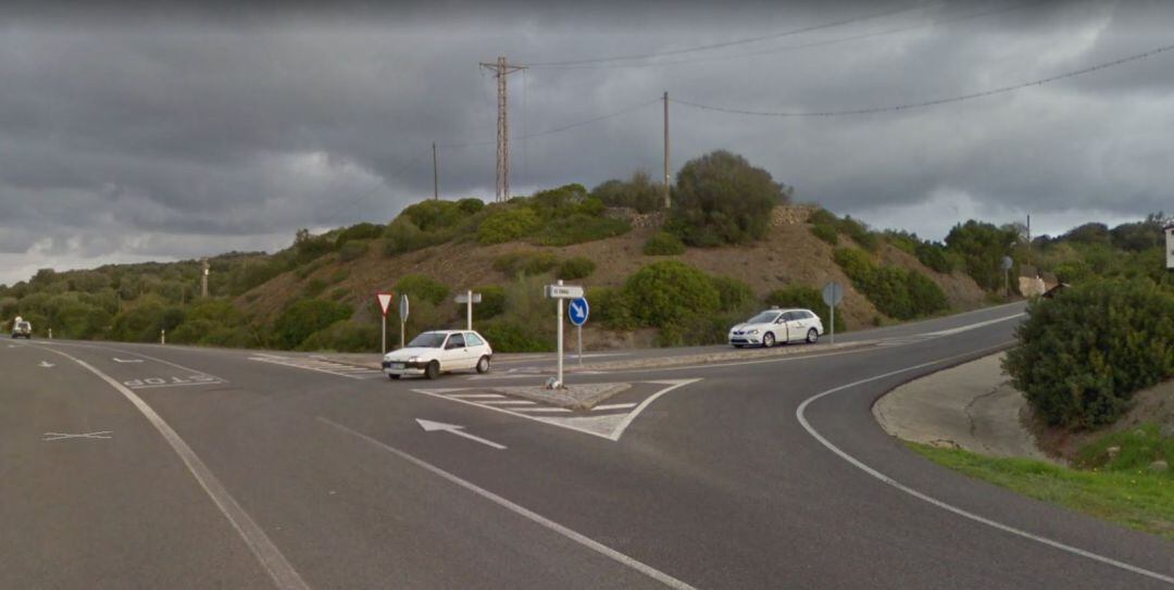 Este sería el lugar de la colisión