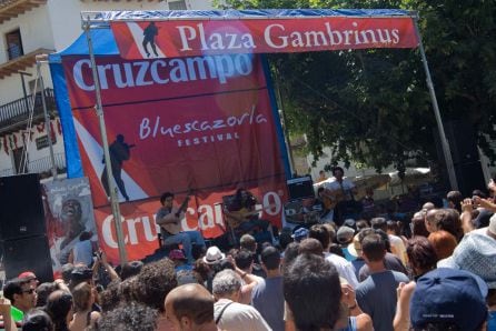 El gran ambiente en la Plaza de Santa María