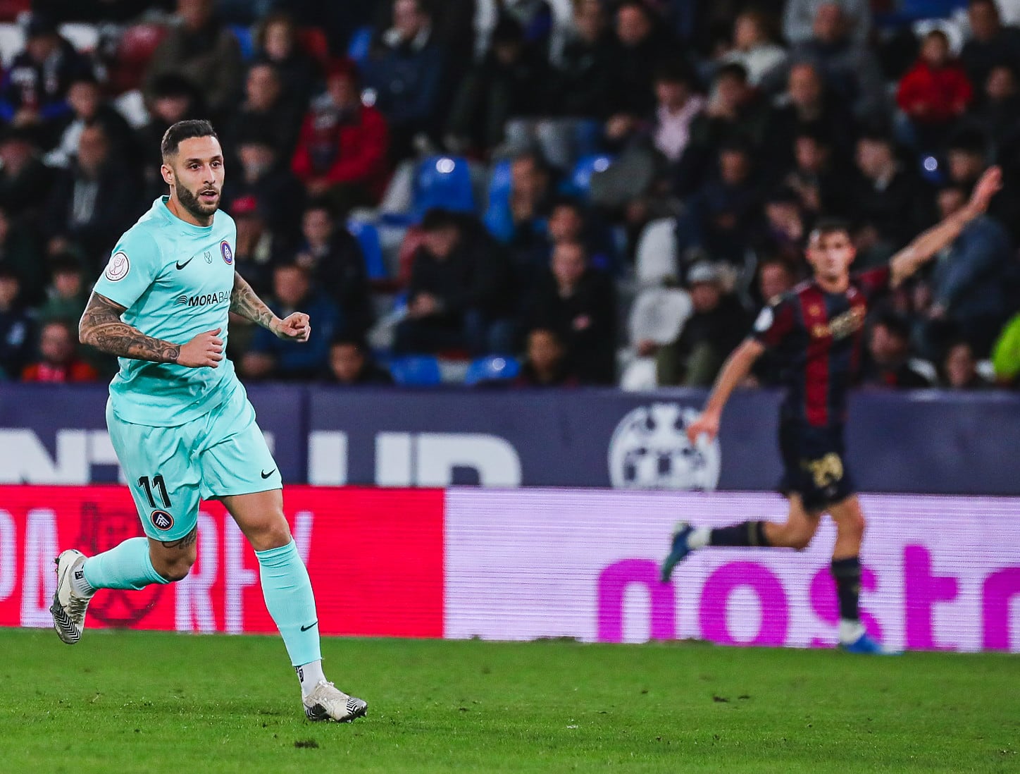 MArc Fernández en el seu darrer partit amb l'FC Andorra.