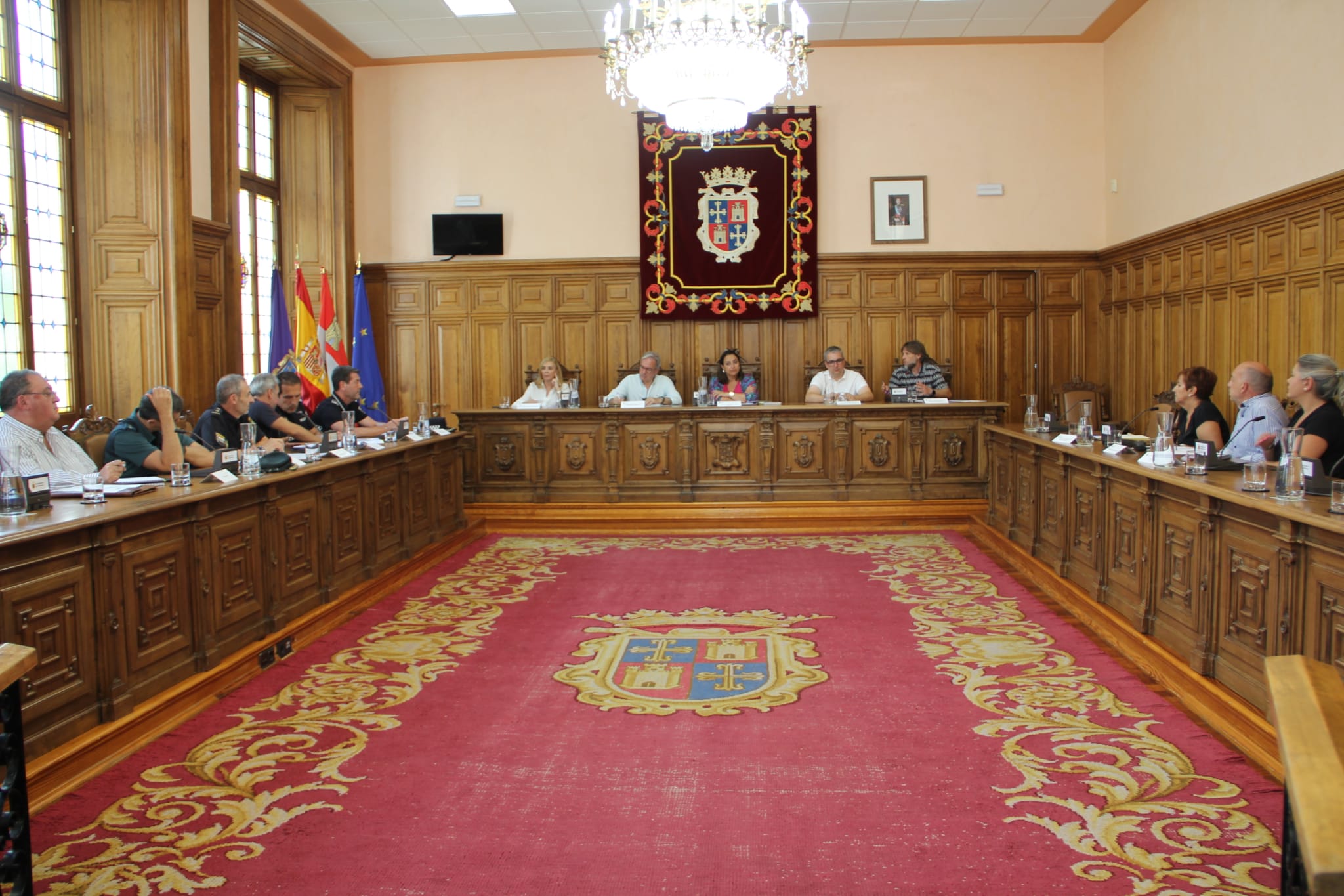 Reunión de la Junta Local de Seguridad de Palencia