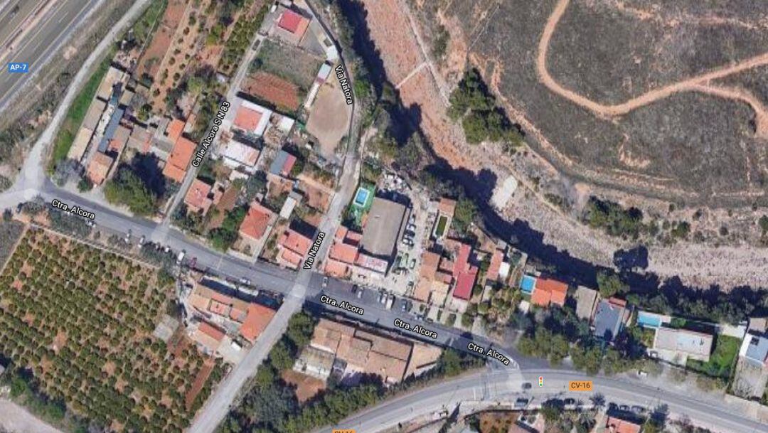 Imagen del lugar del suceso.