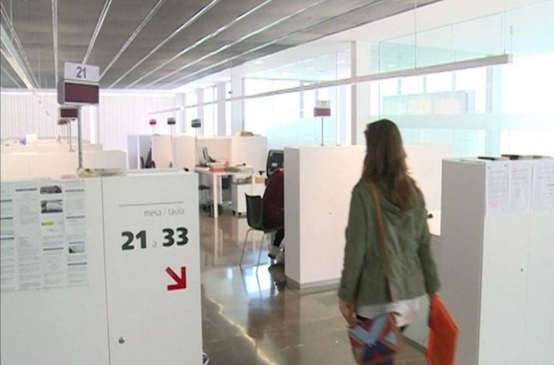 Una oficina de empleo