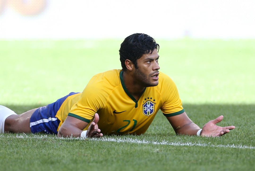 Hulk, con la Selección Brasileña