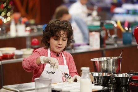 Javier durante el cocinado